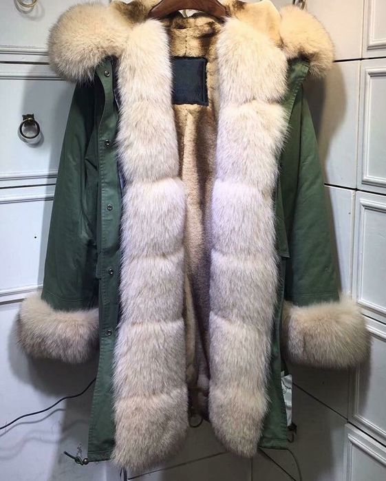 Geaca Parka/blana naturală 100% orice culoare,orice mărime disponibila