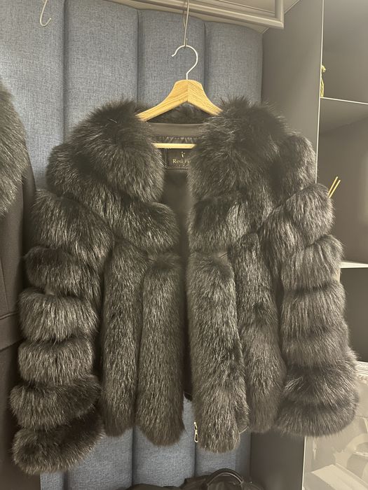 Палто естествен косъм