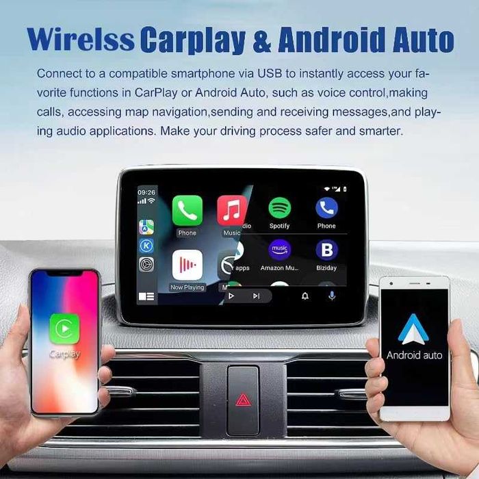 Безжичен Apple Carplay /Android Auto за Mazda  2/3/6/CX3/CX5/CX9/MX5 2014-2021
