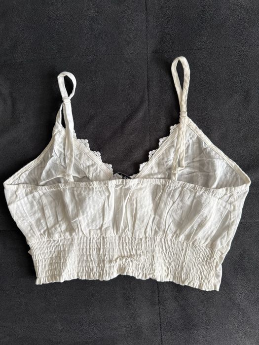 Бял летен топ - About you