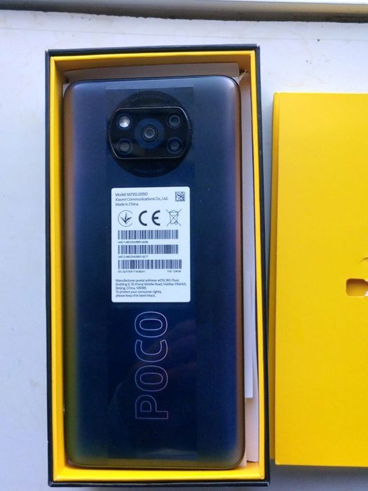 Poco x3 pro 128gb kar dak bor aybi yoʻq zaryad net bn 1 kunga qadar