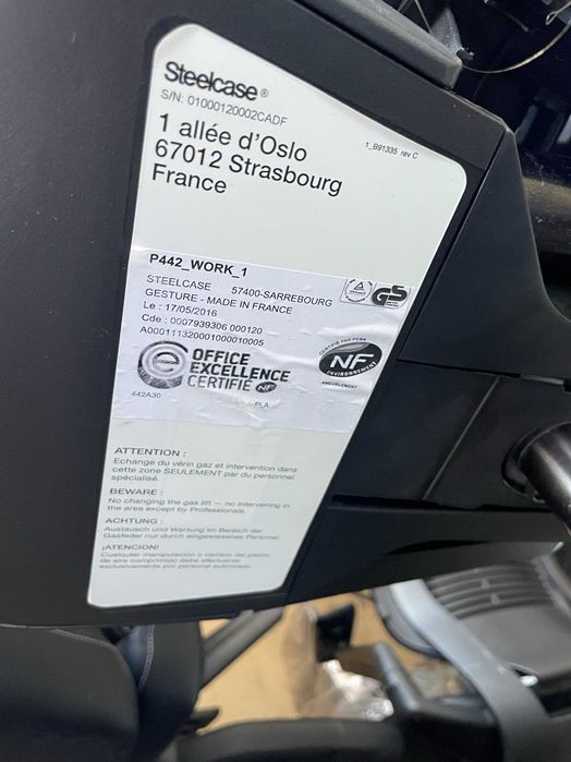 Scaun de birou ergonomic  Steelcase- Gesture 3D LiveBack