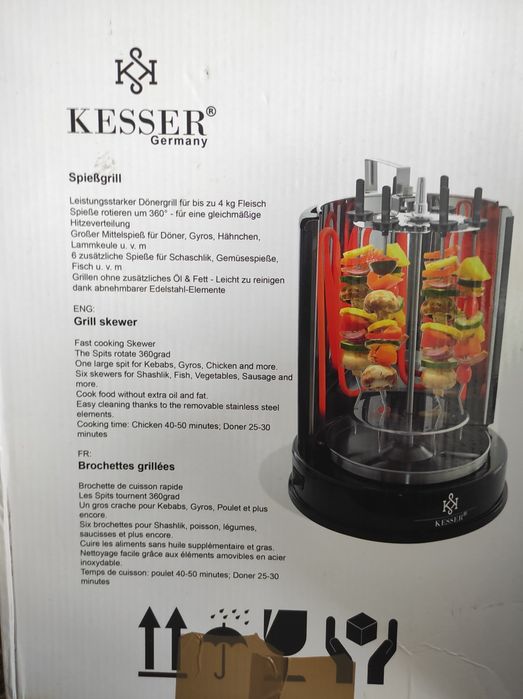 Электрогриль новый