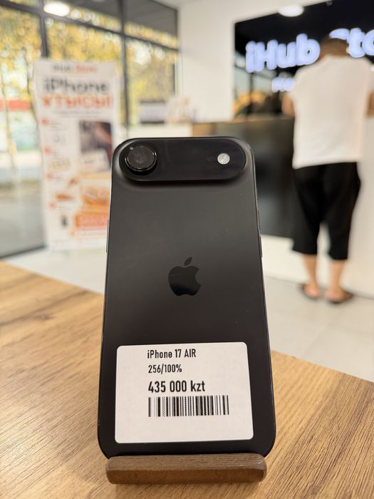 iPhone 17 Air•256GB/100%Black  Айфон 17 Air•256Гб/100%Қара