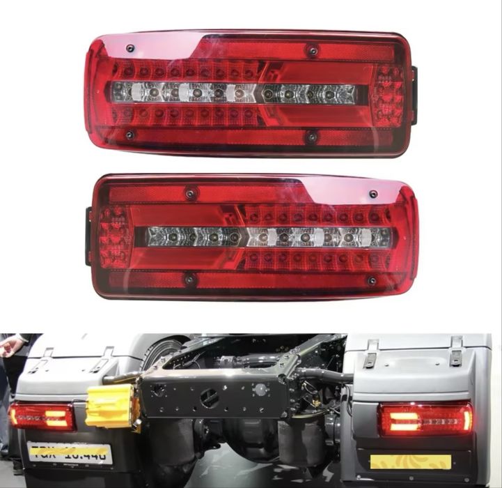 Комплект Ляв и Десен LED стопове 24V с 8 функции