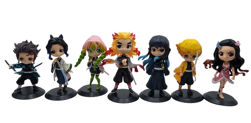 Аниме фигурки Demon Slayer – герои от мангата (chibi моделчета)