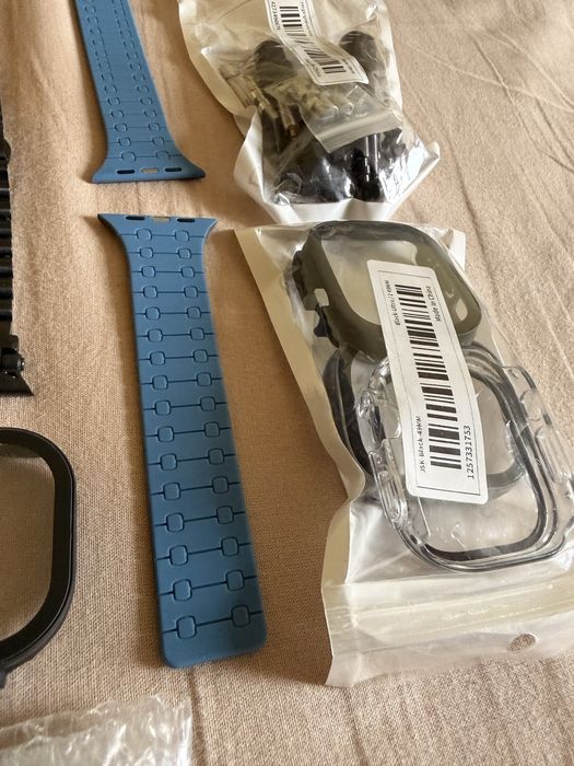 Каишка Метална Текстилна Гумена за Apple Watch 49mm