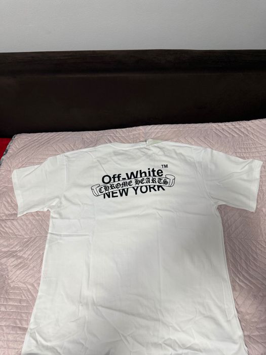 Tricou Chrome Hearts x Off White