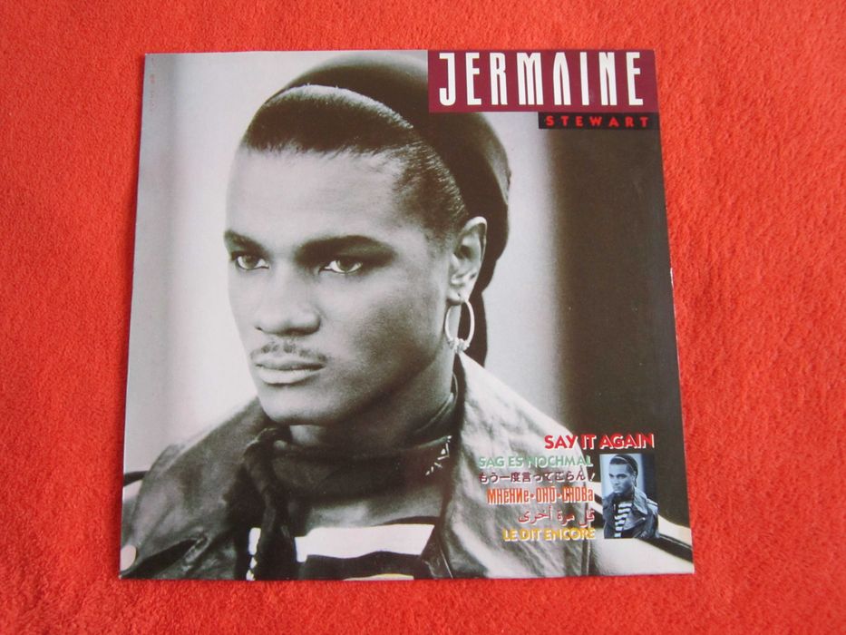 vinil rar Jermaine Stewart ‎Say It Again Electro Synth R&B FunkSoul'87