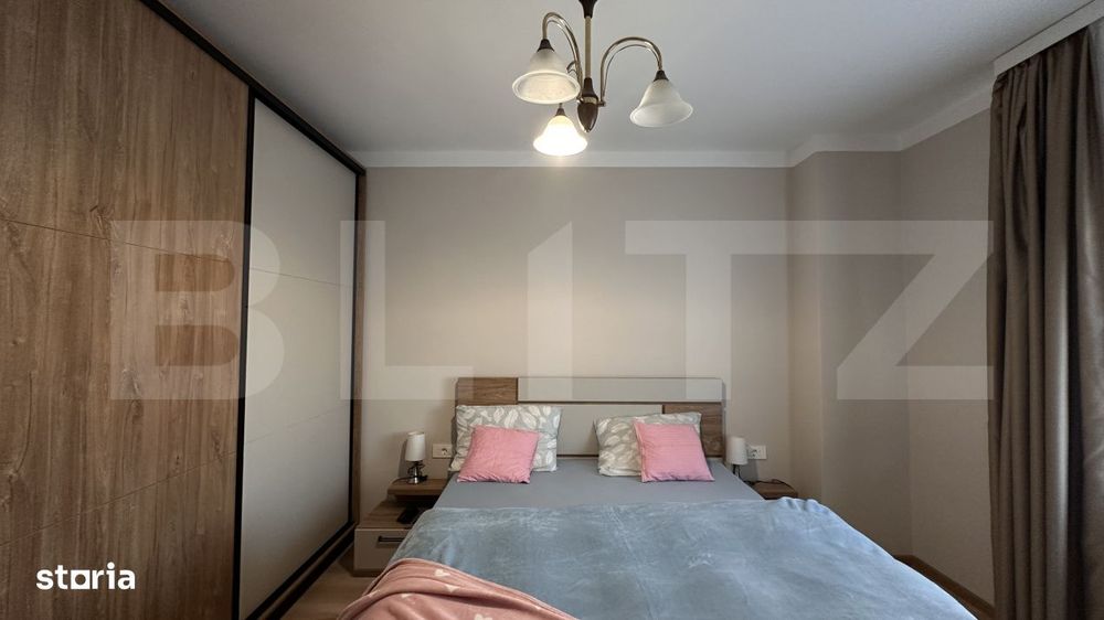Apartament central, 2 camere, totul nou, renovat, mobilat si utilat