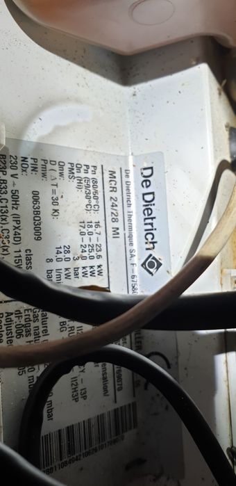 De Dietrich centrala model MCR 24/28MI Dezmembrez piese reconditionate