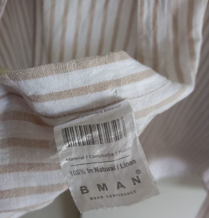 Camasa Bman slim fit de vara 100% in