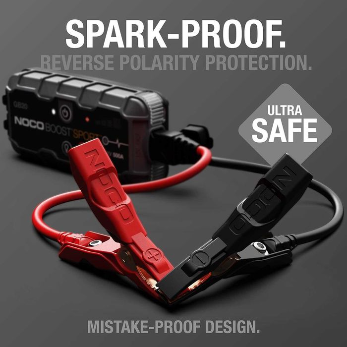 NOCO BOOST Jump Start HD GB20 500A Литиево-йонно Стартово Устройство