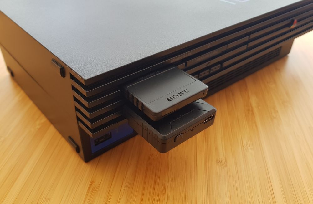 PlayStation 2 FAT SCPH-50004 + HDMI Converter + Tomb Raider  -  The Angel of Darkness