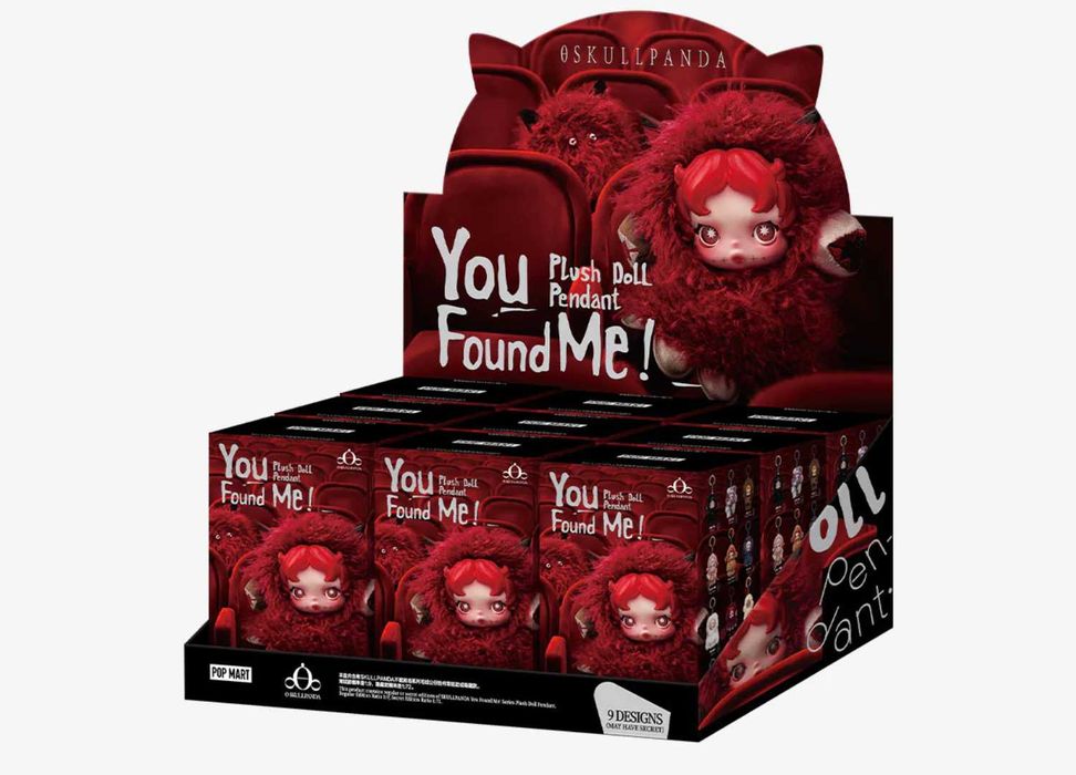 POP MART skullpanda брелочки