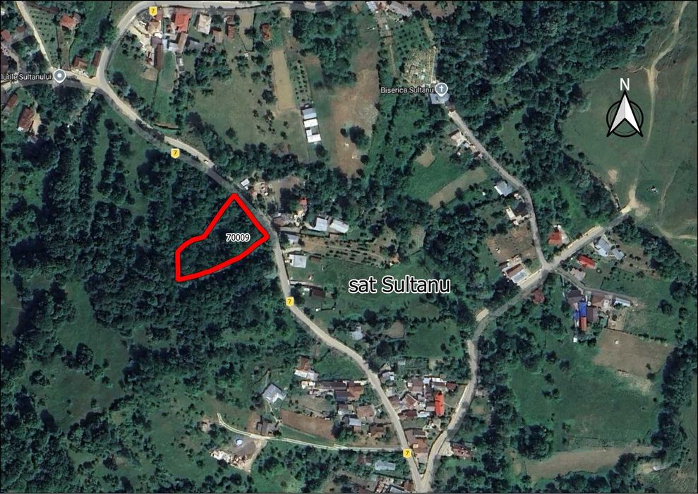 Vand teren sat Sultanu, com Visinesti, jud Dambovita