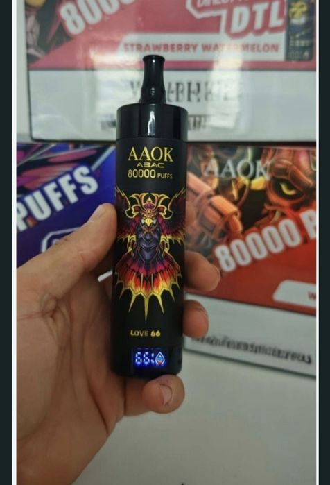 Arome Noi Vape 80.000 Puffs Narghilea Abur Extrem Display Reincarcabil