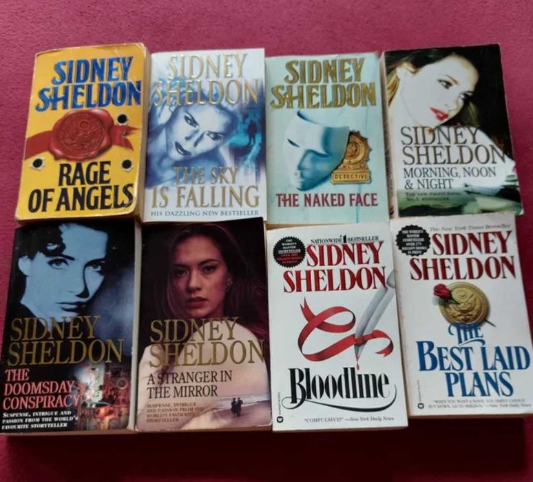 Английски книги, Сидни Шелдън, Барбара Бредфорд и Клив Къслър