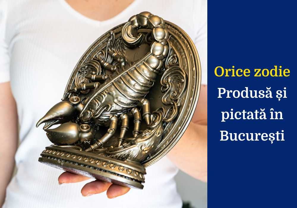 Statueta Zodie Cadou Personalizare Leu Rac Taur Balanta Fecioara Pesti Berbec Gemeni