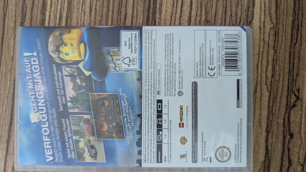 Диск lego city undercover на нинтендо свитч
