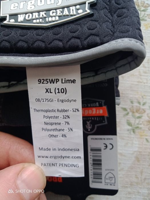 Зимние ударные перчатки.Производство Индонезия.