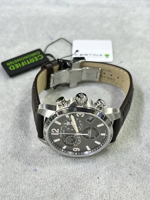 Швейцарские часы Certina DS Podium Chronograph, кварцевый механизм