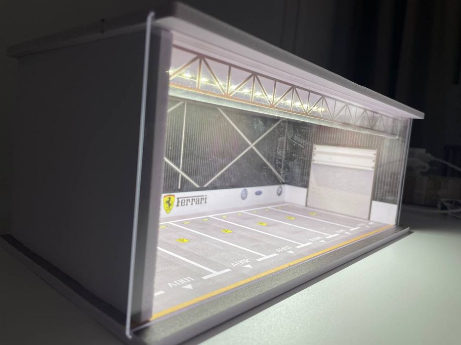 Парковка, гараж Hotwheels 1:64