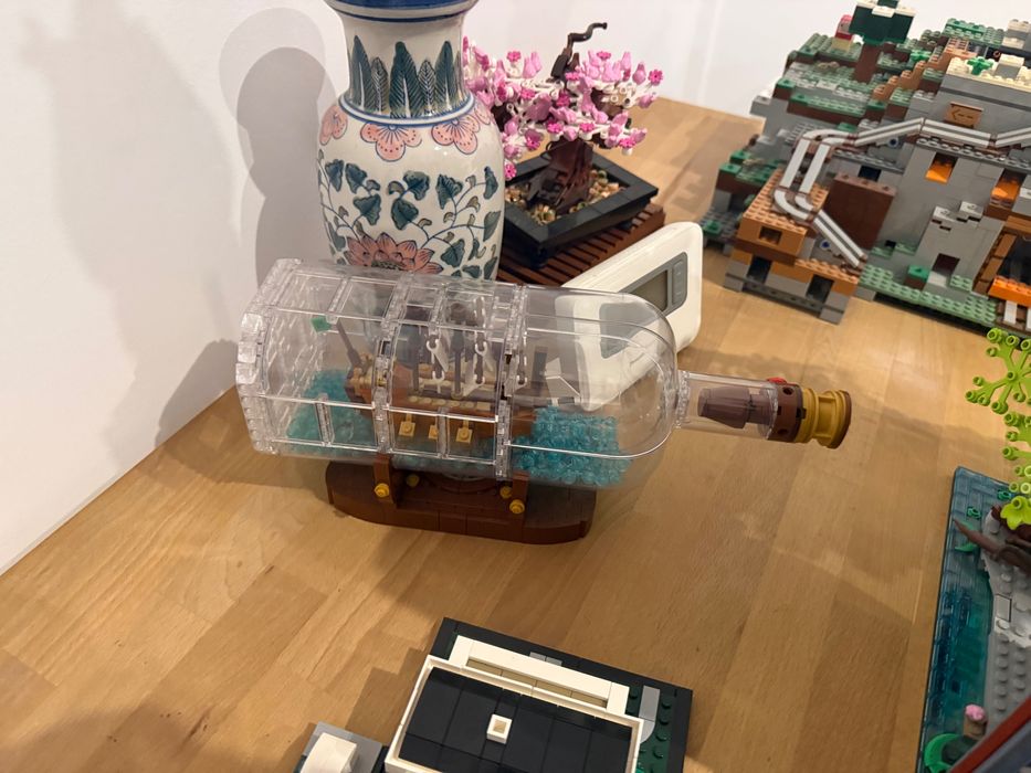 Lego ideas boat in bottle