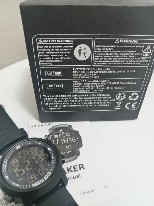 Часы North Edge 15 тыс. тг.