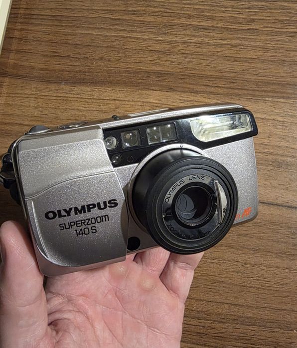 Olympus Superzoom 140s Aparat Foto Film Camera Point & Shoot Drumetie