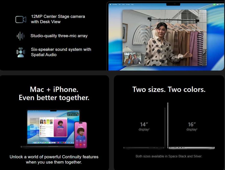 Ноутбук Apple MacBook Pro 14 и 16 inch с чипом M5 Pro новые 2026 года