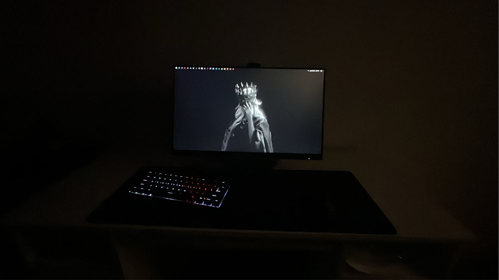 Setup de gaming cu LAPTOP