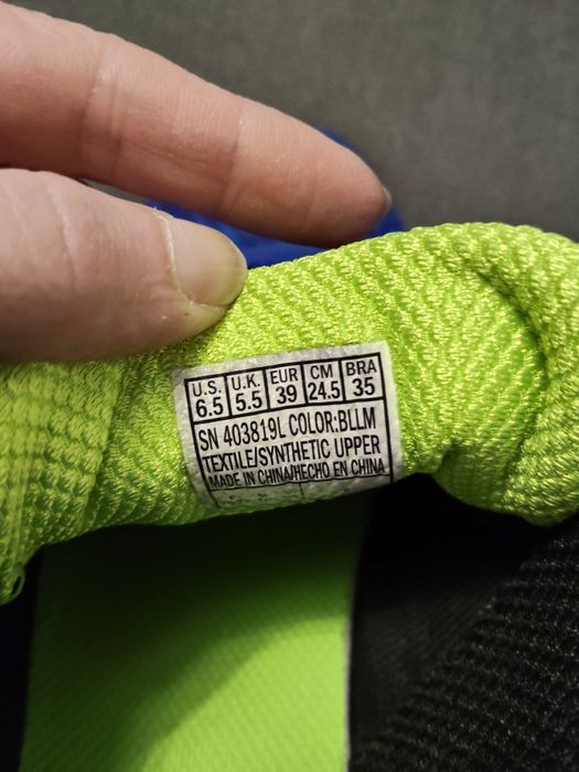 Skechers nr 39, albastru royale, verde lime