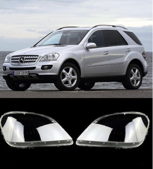 Mercedes benz w164 капак фар стъкло ML капаци фарове крушки в164 МЛ