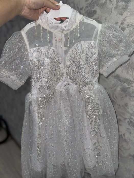 Белое платье для девочек