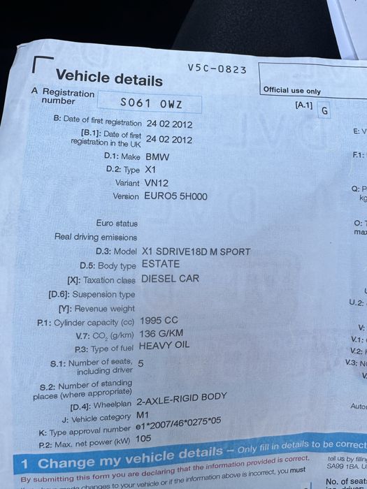 Piese  /elemente caroserie Bmw X1 Sdrive 18D M Sport