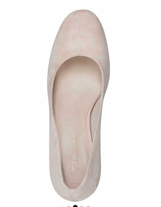 Велурени обувки, ток 6 см на Tamaris