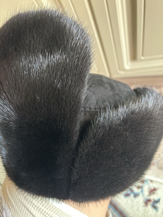 Норковая шапка ушанка