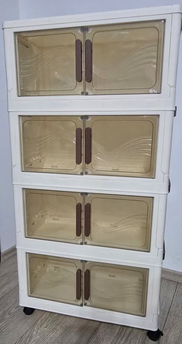 Dulap de depozitare modular si pliabil (două bucăți)