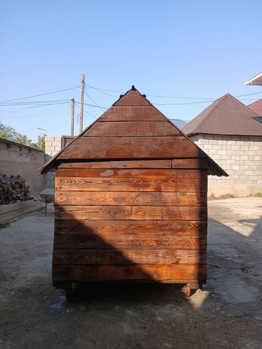 Дом на колёсах для собаки.