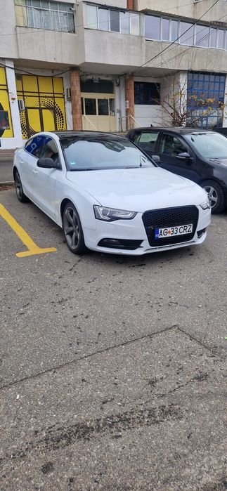 Audi A5 facelift alb perlat 2.0TDI 177cp euro5 manual S-line Proprieta