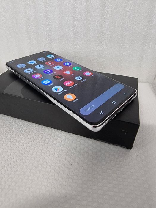 S21 Ultra silver 256gb condiții f bune samsung