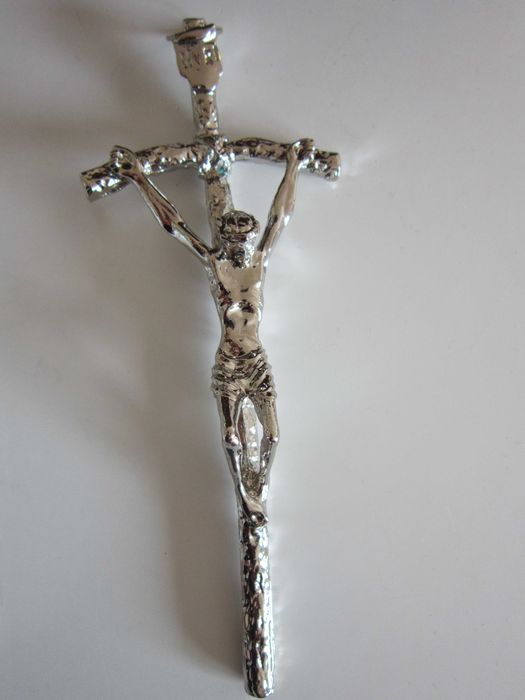 cadou rar Papa Benedict Vatican 2005  Crucifix papal made Italy