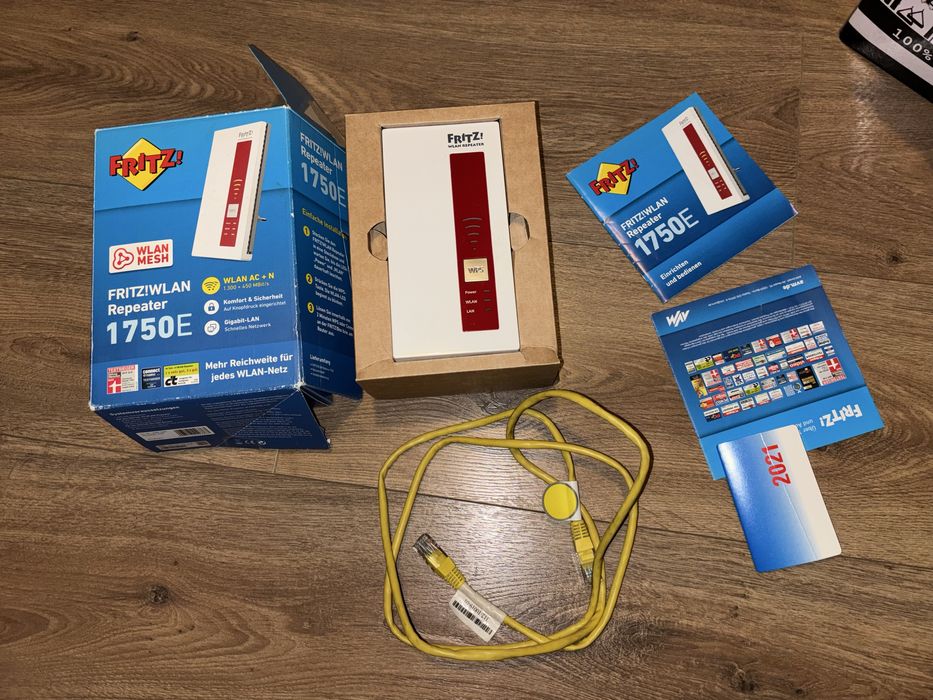 Wi-Fi усилвател FRITZ! Repeater 1750E – Mesh, Dual Band AC1750