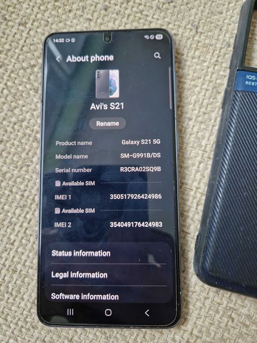 Samsung Galaxy S21, 5G, 128GB, 8GB RAM, Dual sim