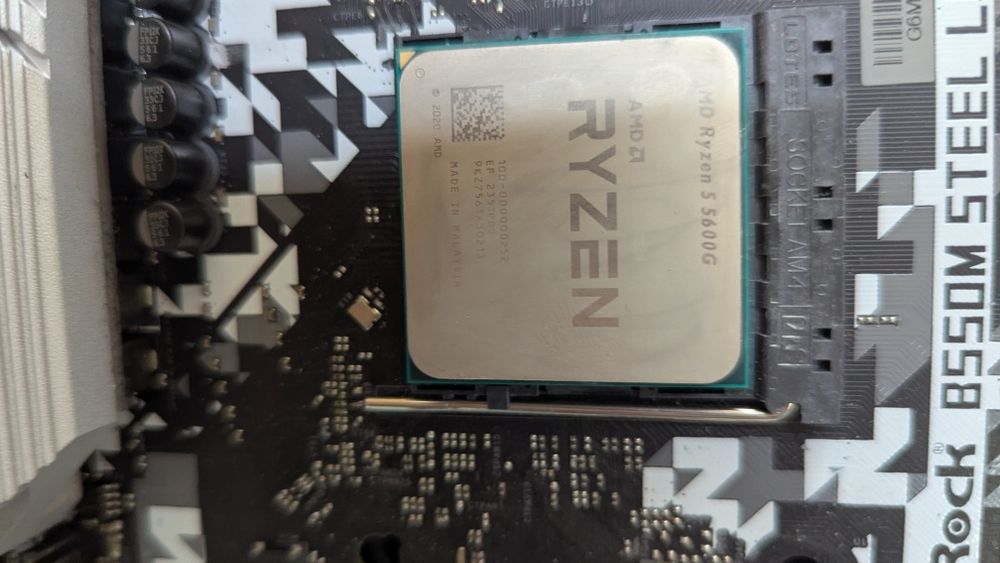 Asrock b550m Steel legend + проц + озу