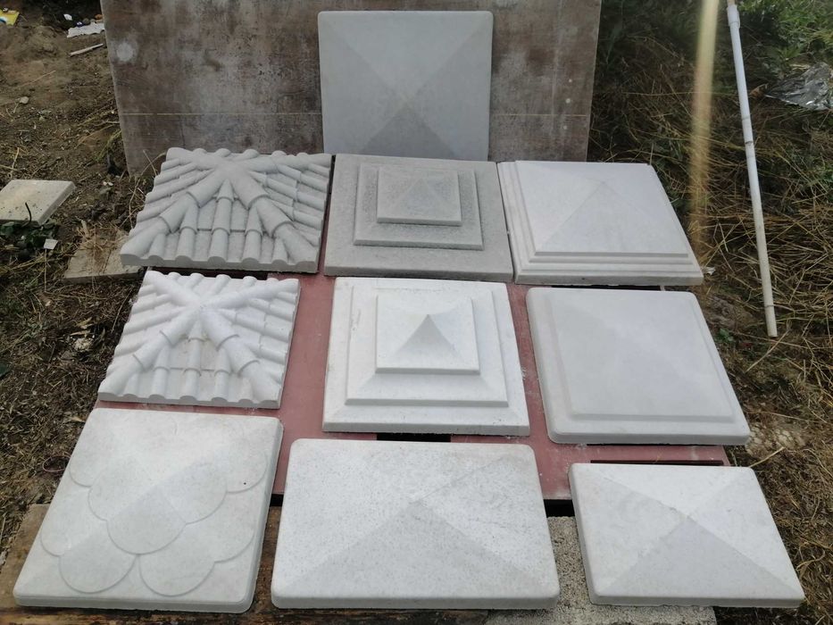 Capace și coame pentru garduri din beton