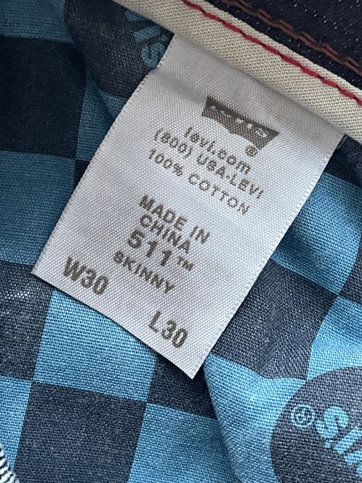 Blugi LEVIS 511 Skinny Barbati | Marime 30 x 30 (Talie 76 cm)