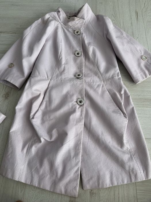 Плащ    кожанный