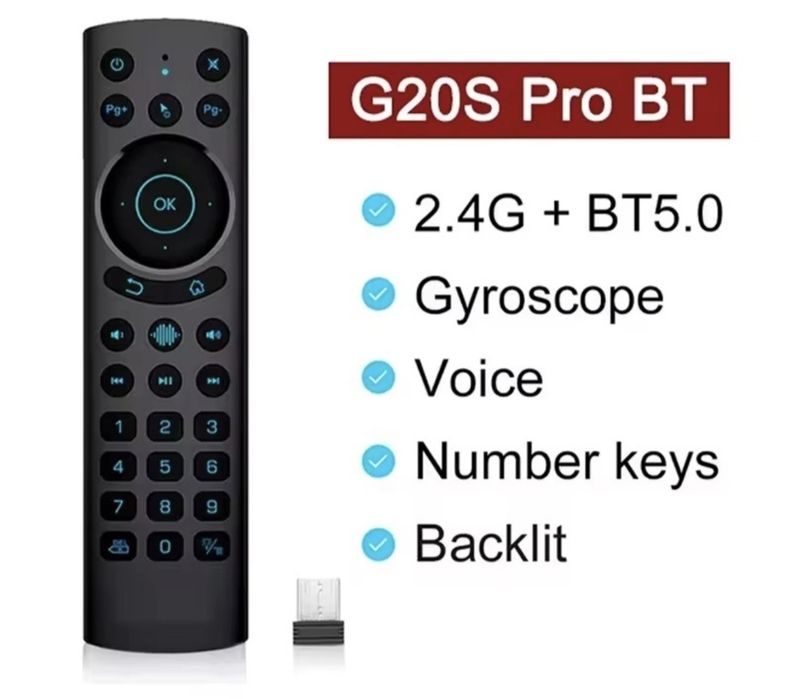 Дистанционно управление, AIR, модел Мишка SMART TV PC G20S Pro BT